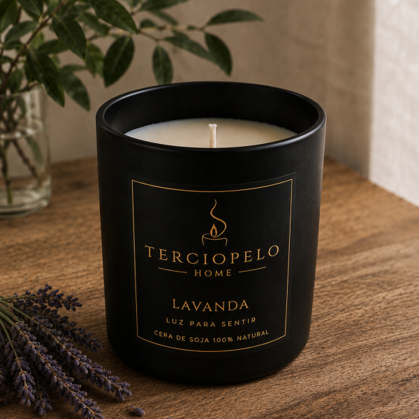 Vela Lavanda – Edición Noir