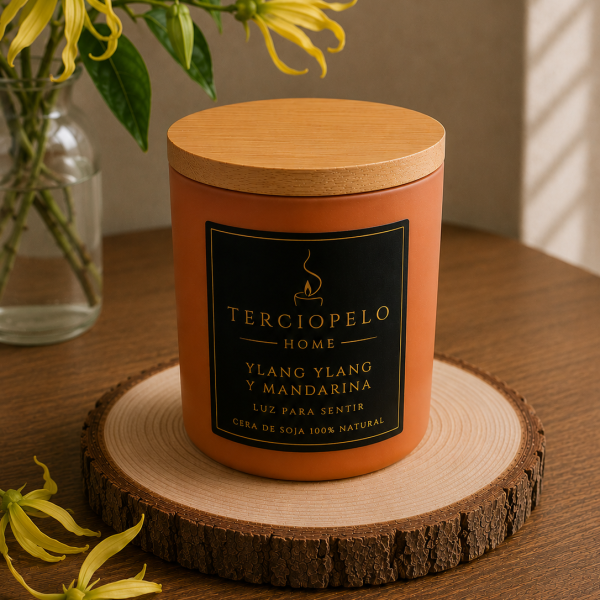 Vela vaso Ylang Ylang y Mandarina
